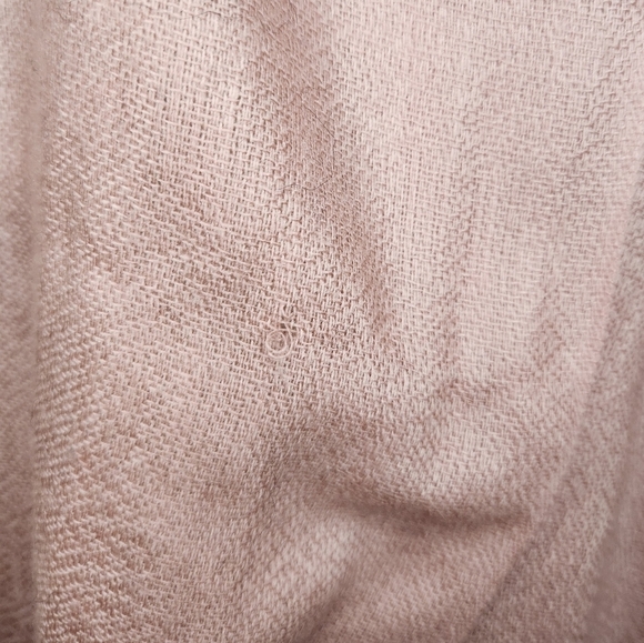 Vintage Pink Pashmina Silk Scarf - Picture 8 of 9